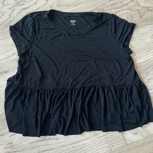 Mossimo short sleeve black top